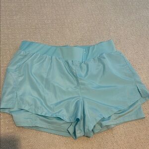 Women's Blue Athletic Shorts